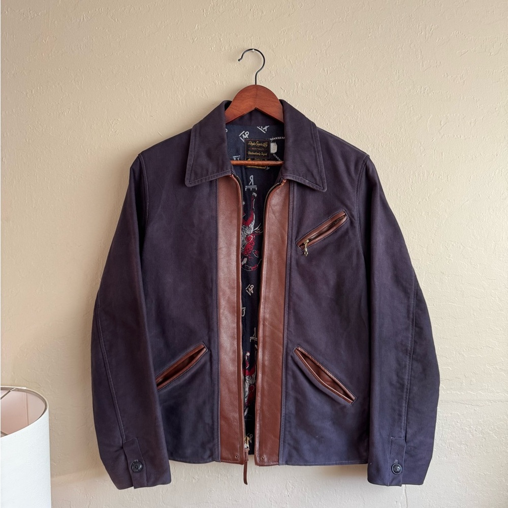 Style Eyes & Co Leather Trim Sports Jacket